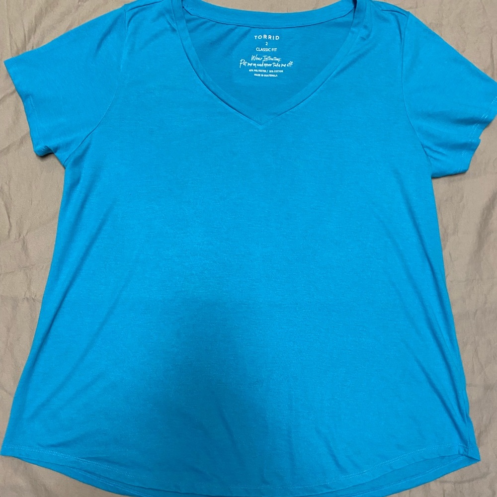Torrid tee shirt blue